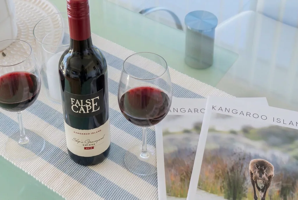 Sit back and relax with a drink of local wine and Kangaroo Island guide books on arrival
